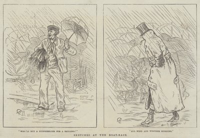 Sketches at the Boat-Race by Alfred Crowquill
